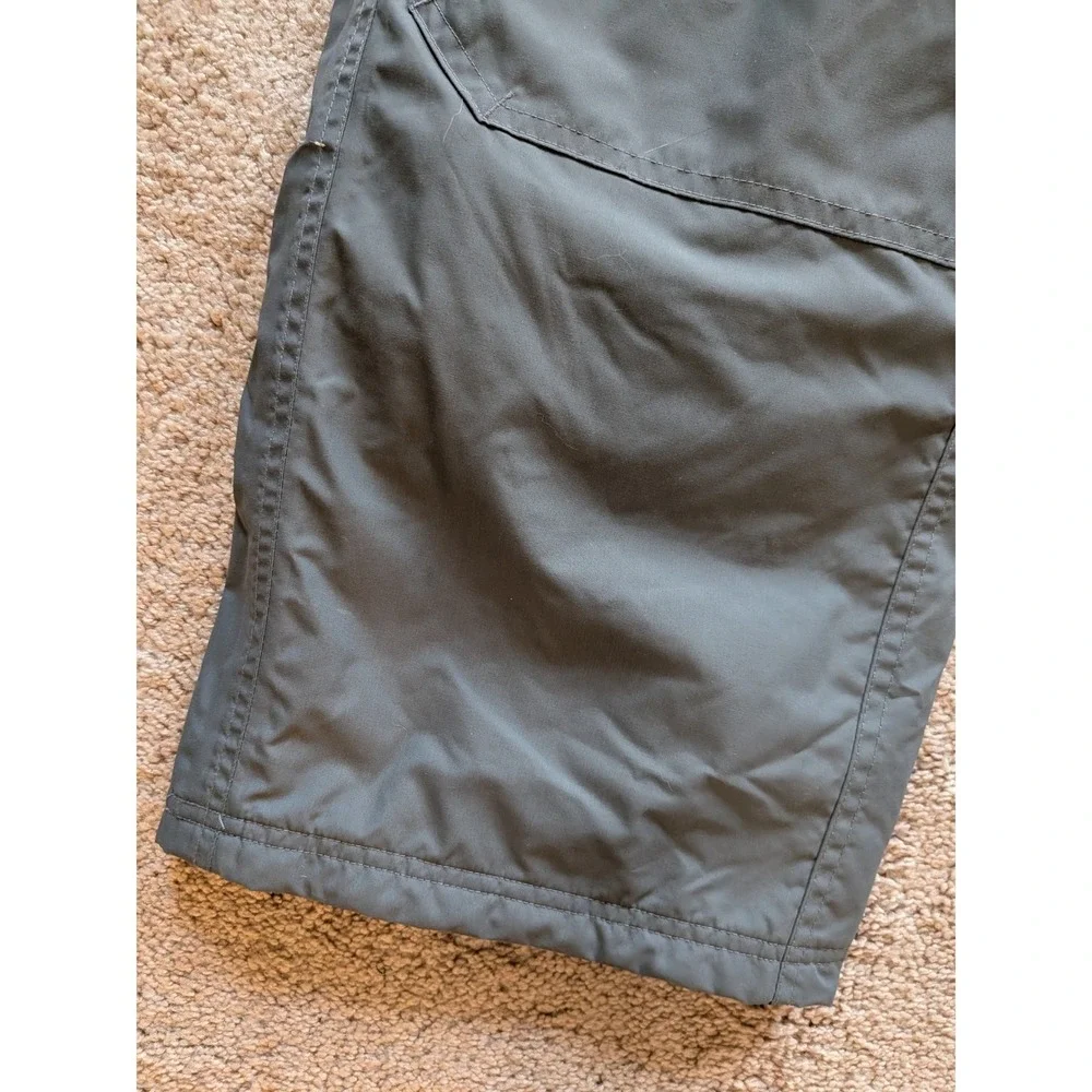 Boys Gray Outdoor Cargo Pants Elastic Waist Hiking Trousers Large